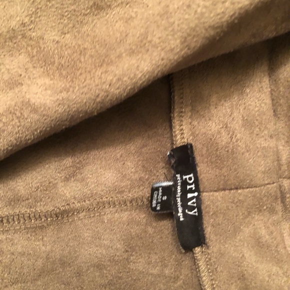 Green suede coat - Picture 2 of 2